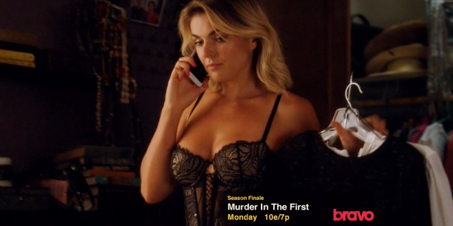 Serinda Swan Hot And Sexy In Black Lingerie Graceland 2015 S3e9 Hd720p