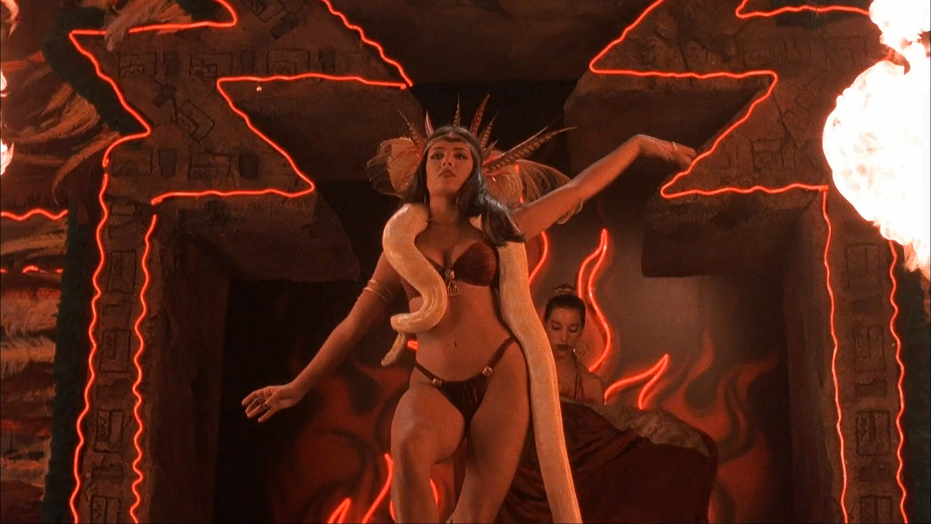 Salma Hayek sexy busty seductive vampire in From Dusk Till Dawn (1996)  hd1080p