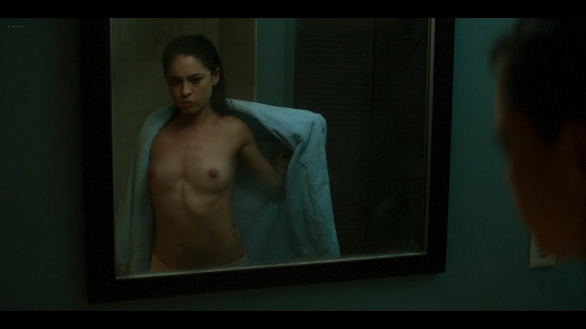 Rosa Salazar nude topless, wet and sex – Brand New Cherry Flavor (2021) S1  1080p Web